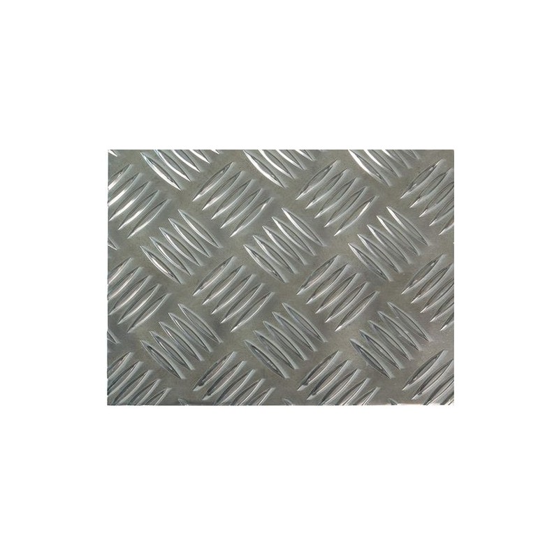 Blacha ryflowana 1000x500 aluminiowa