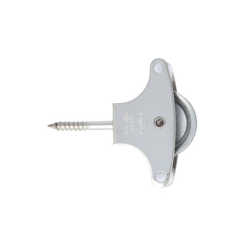 Bloczek do linek wkręt 40mm metalowe kółko 39mm inox mod.21