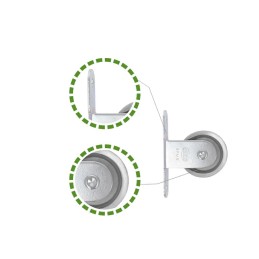 Bloczek do linek na płytce, metalowe kółko 38mm mod.8