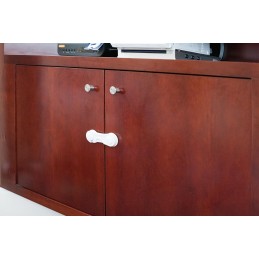 Blokada drzwi CS509 frontowa biała 2x D