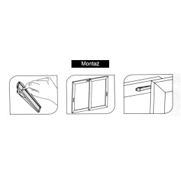 Blokada drzwi przesuwnych CS511 Display