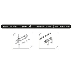 Blokada szafki CS515 biała 2x Dis