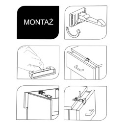 Blokada szuflad CS510 wewnętrzna 2x Dis