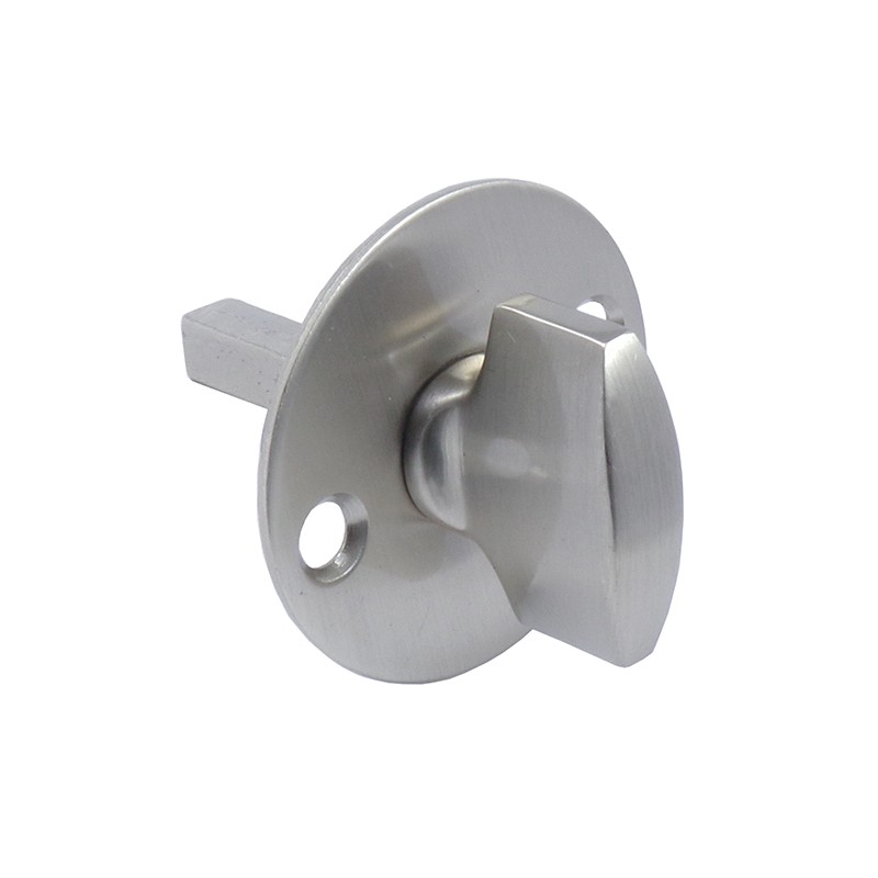 Pokrętło blokady WC z rozetą 41,5mm chrom satyna mod.1