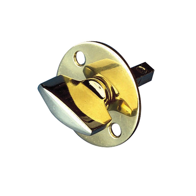 Pokrętło WC z szyldem 41,5mm mosiężne trzpień 6mm mod.1