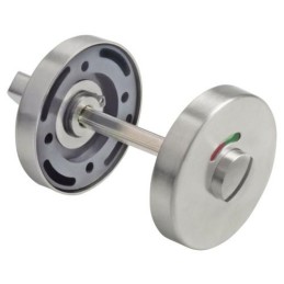 Szyld WC okrągły 53mm inox rozeta łazienkowa z pokrętłem mod. 2RX