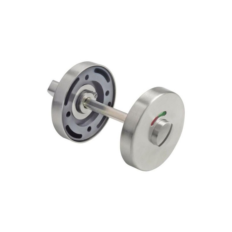 Szyld WC okrągły 53mm inox rozeta łazienkowa z pokrętłem mod. 2RX