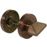 Blokada WC rozeta okrągła 50x8mm inox miedziana