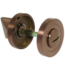 Blokada WC rozeta okrągła 50x8mm inox miedziana