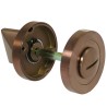 Blokada WC rozeta okrągła 50x8mm inox miedziana
