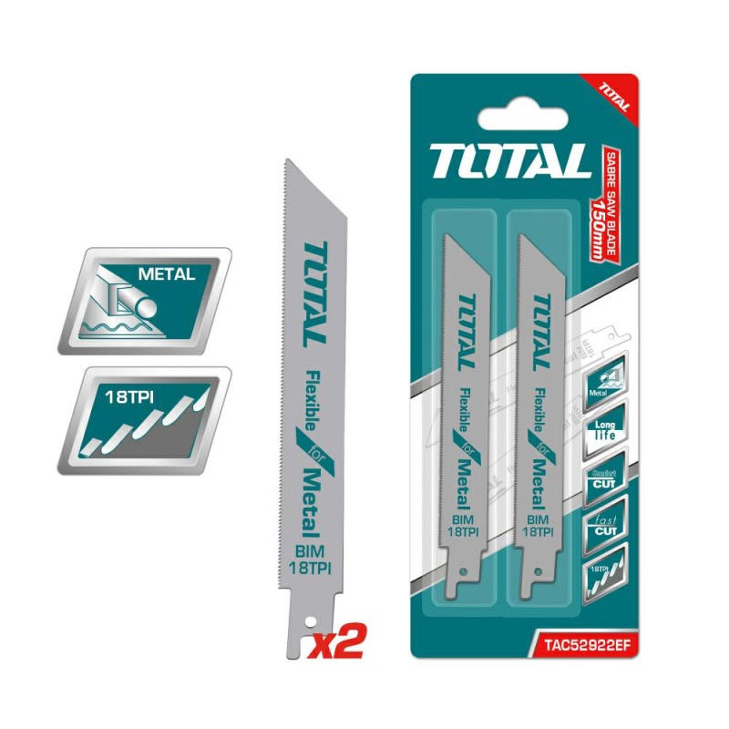 Brzeszczot do metalu pił szablastych x2   TAC52922EF