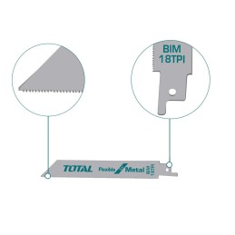 Brzeszczot do metalu pił szablastych x2   TAC52922EF