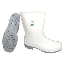 Buty PCV 16411-40 nitryl niski.biał