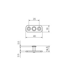 Capture zaczep ogranicznika 14,5 mm