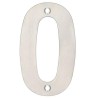 Cyfra "0" 102 mm inox