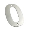 Cyfra "0" 102 mm inox