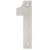 Cyfra "1" 102 mm inox