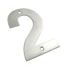 Cyfra 2 przykręcana wys. 102mm inox