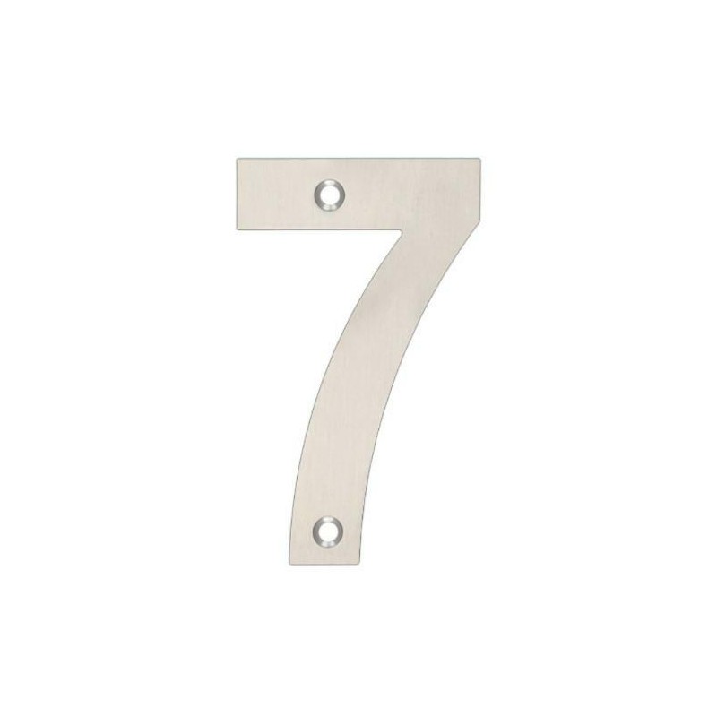 Cyfra "7" 102 mm inox