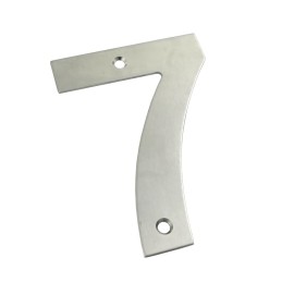 Cyfra "7" 102 mm inox