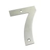 Cyfra "7" 102 mm inox