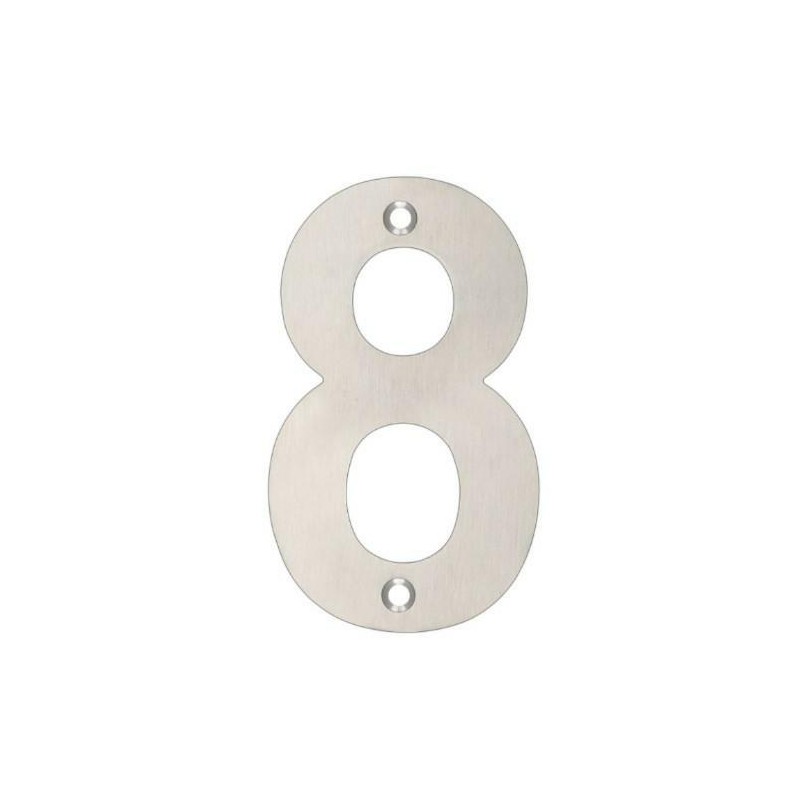 Cyfra "8" 102 mm inox