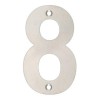 Cyfra "8" 102 mm inox