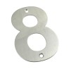 Cyfra "8" 102 mm inox
