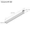Czerpnia aluminiowa 263mm brązowa 2200EA przykręcana mod.HF 263