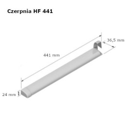 Czerpnia aluminiowa 441mm brązowa przykręcana 4300EA mod.HF 441