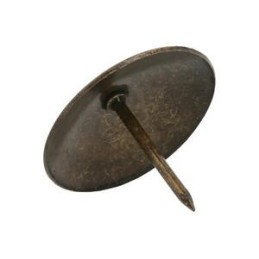 Ćwiek gwóźdź ozdobny okrągły 30mm złoto antyczne mod.1