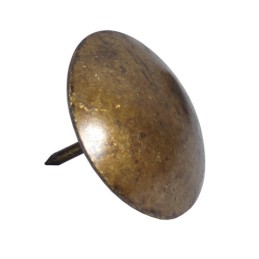 Ćwiek gwóźdź ozdobny okrągły 40mm złoto antyczne mod.1