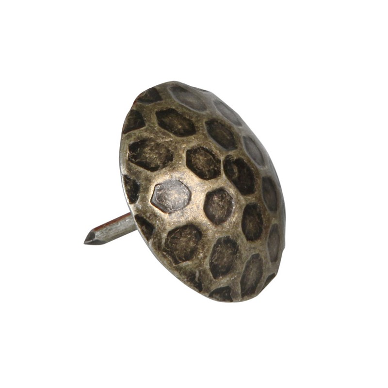 Ćwiek gwóźdź ozdobny okrągły 25mm złoto antyczne mod.5