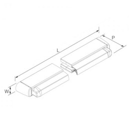 Czerpnia SF 418x23x27mm biała