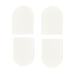 Osłonki do zawiasu ECLIPSE 2.2 białe RAL 9010 4szt.