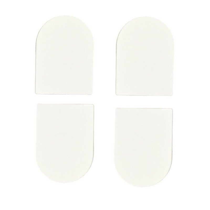 Osłonki do zawiasu ECLIPSE 2.2 białe RAL 9010 4szt.