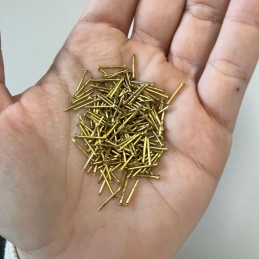 Gwoździe do szkatułki stalowe  mosiądzowane 200szt. tor