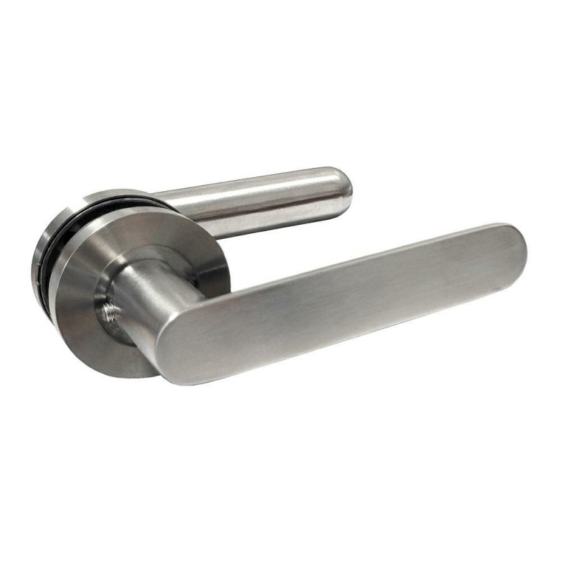 Klamka ATLAS rozeta okrąg 52mm INOX