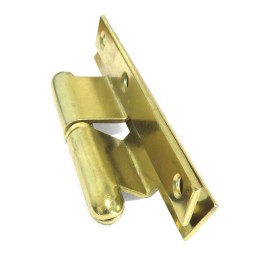 Zawias do drzwi 110x54mm stal mosiądzowany łamany rozłączny PRAWY (pl) mod. 1