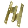 Zawias do drzwi 110x54mm stal mosiądzowany łamany rozłączny LEWY (pl) mod. 1