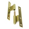 Zawias do drzwi 110x54mm stal mosiądzowany łamany rozłączny LEWY (pl) mod. 1