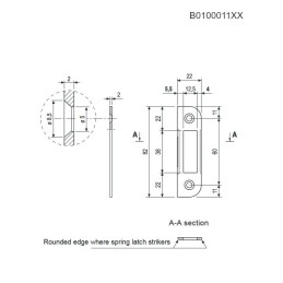 Zaczep CENTRO/MED F22/82 niklow. pr