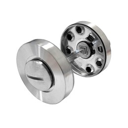 Blokada WC szyld okrągły 52mm t.5mm INOX  Grade