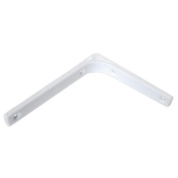 Wspornik półki stalowy biały 150x125mm mod. 2 (8083)