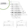 Prowadnice szuflad 500mm cichy domyk mod. 40