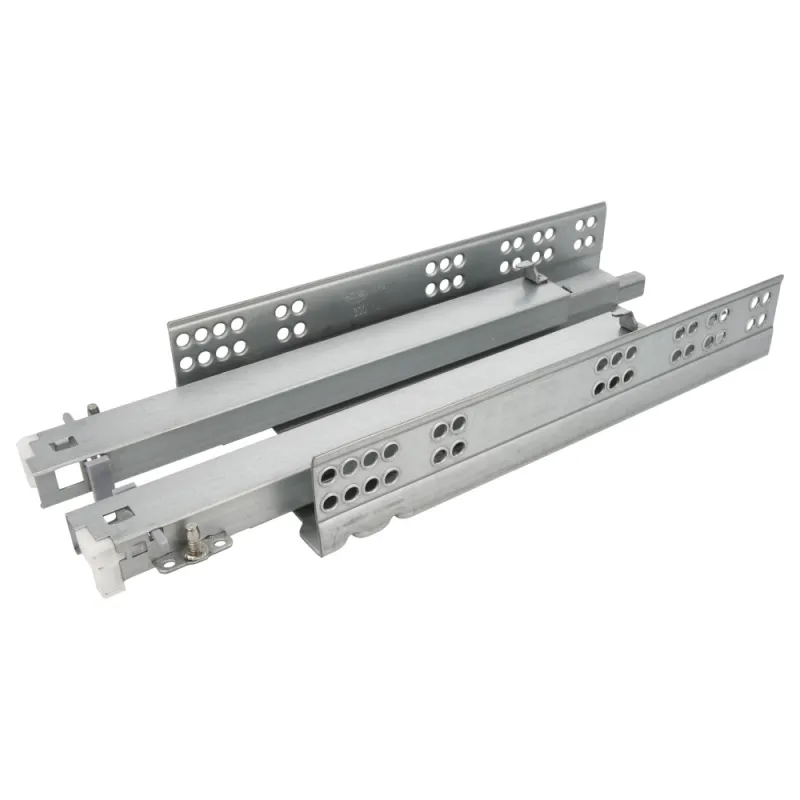 Prowadnice szuflad 350mm Tip-on pełny wysuw mod. 45