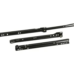 Prowadnice rolkowe 500x37mm czarne mod. 20