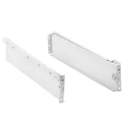 Prowadnice boki szuflad 400x86 biała mod. 30