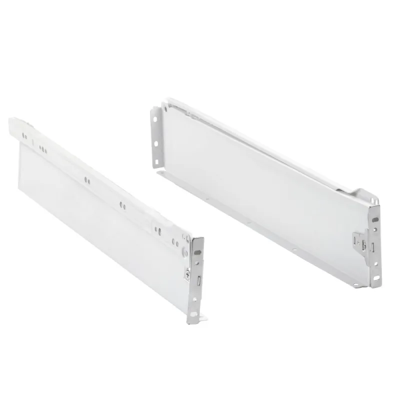 Prowadnice boki szuflad 500x86 biała mod. 30