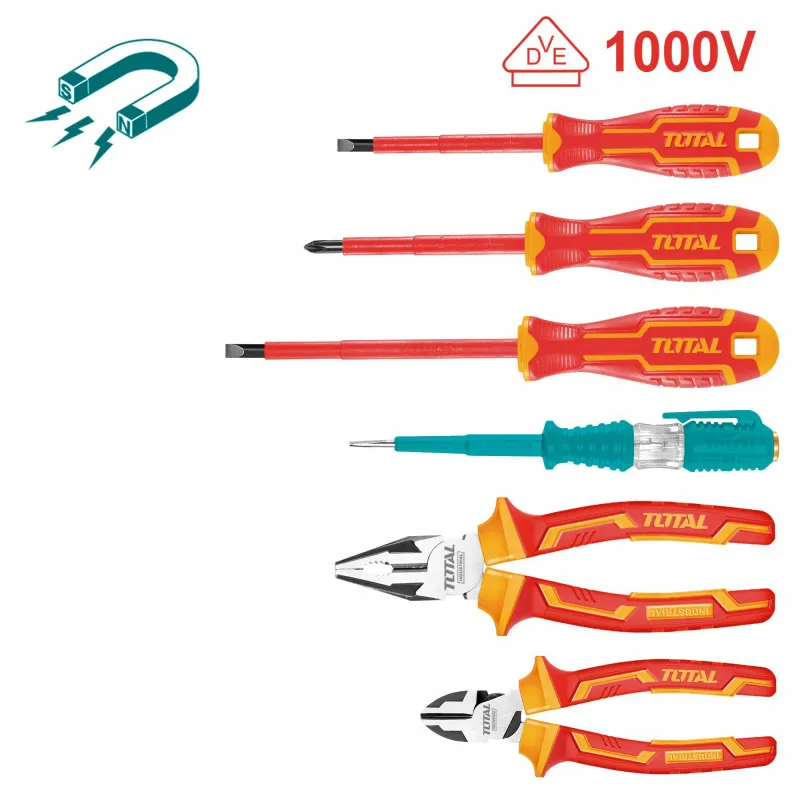 Zestaw 6 izolowanych narzędzi ręcznych  mod. THKIST3062 (D)